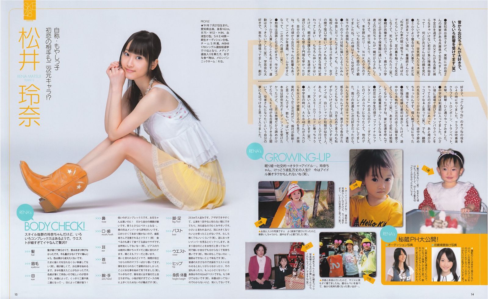 中村静香 吉木りさ 渡り廊下走り隊7 上戸彩 AKB48 [BOMB Magazine]